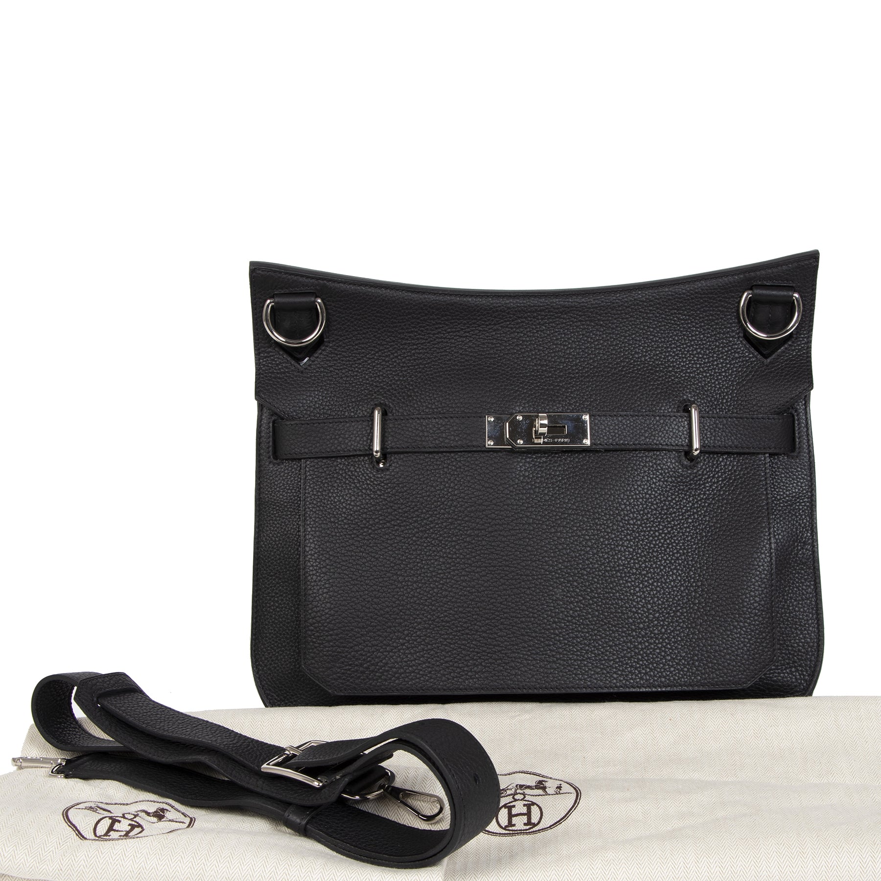 Authentic second-hand vintage Hermès Jypsiere 34 Shoulder Bag buy online webshop LabelLOV