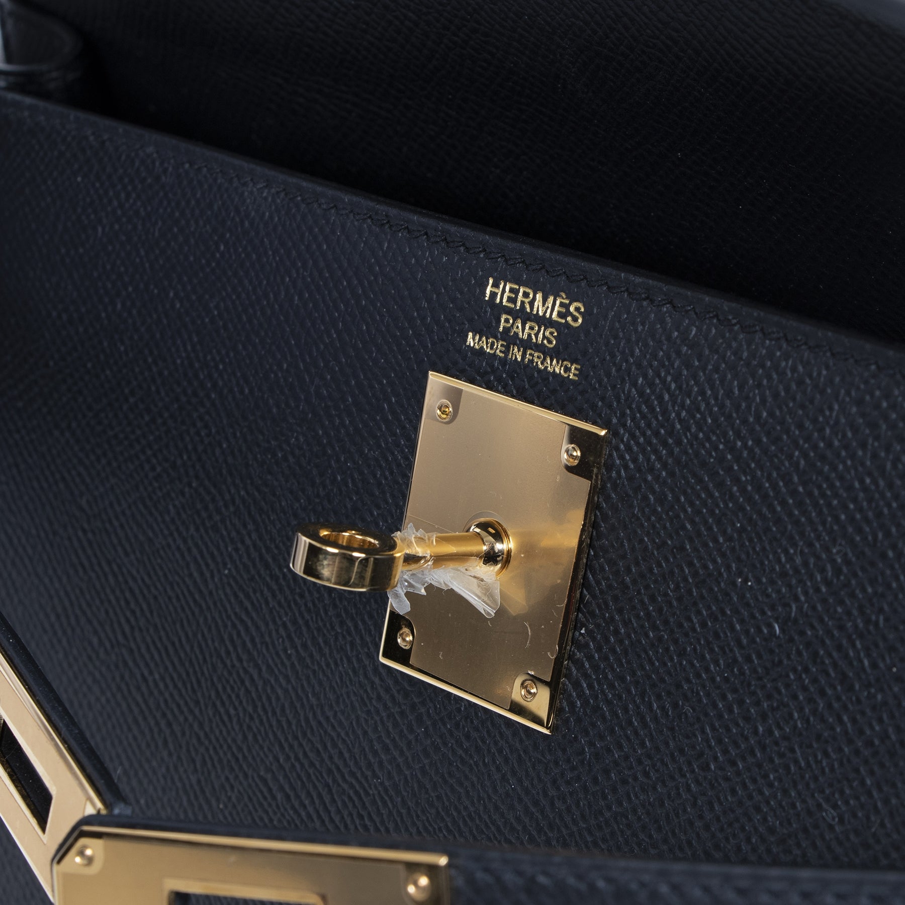 Hermès Kelly 32 Black Epsom GHW