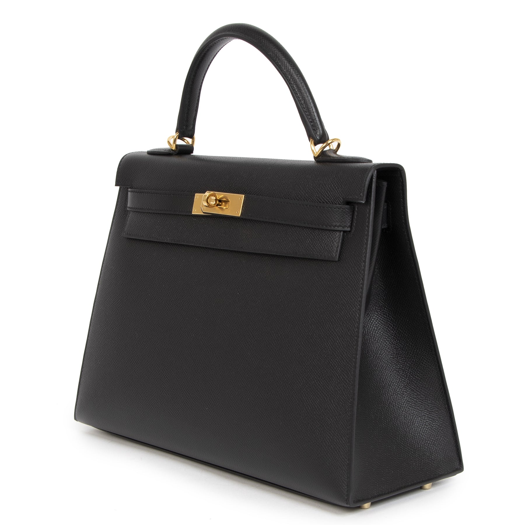 Koop en verkoop uw authentieke designer Hermès Kelly 32 Black Epsom GHW aan de beste prijs bij Labellov