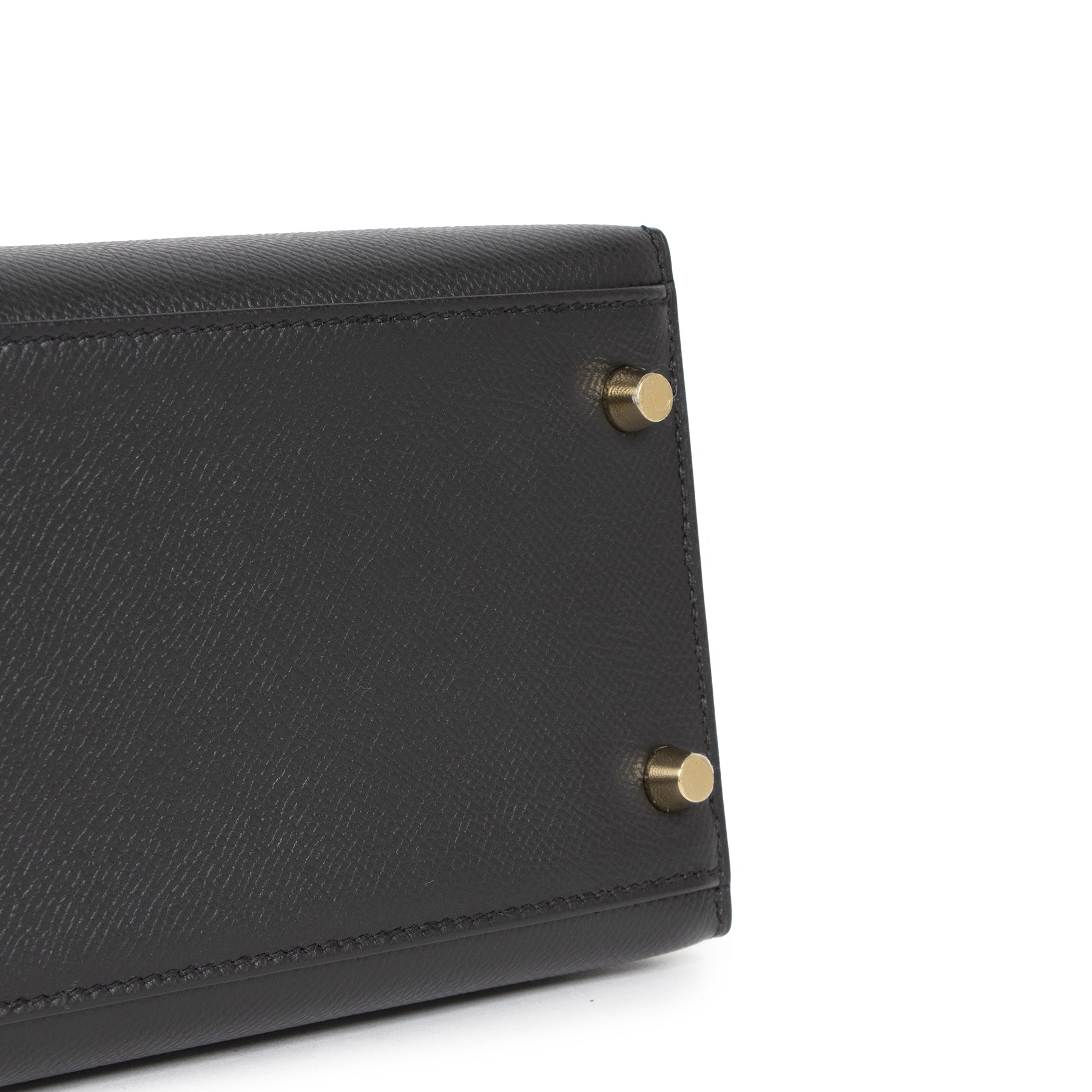 Hermès Kelly 32 Black Epsom GHW