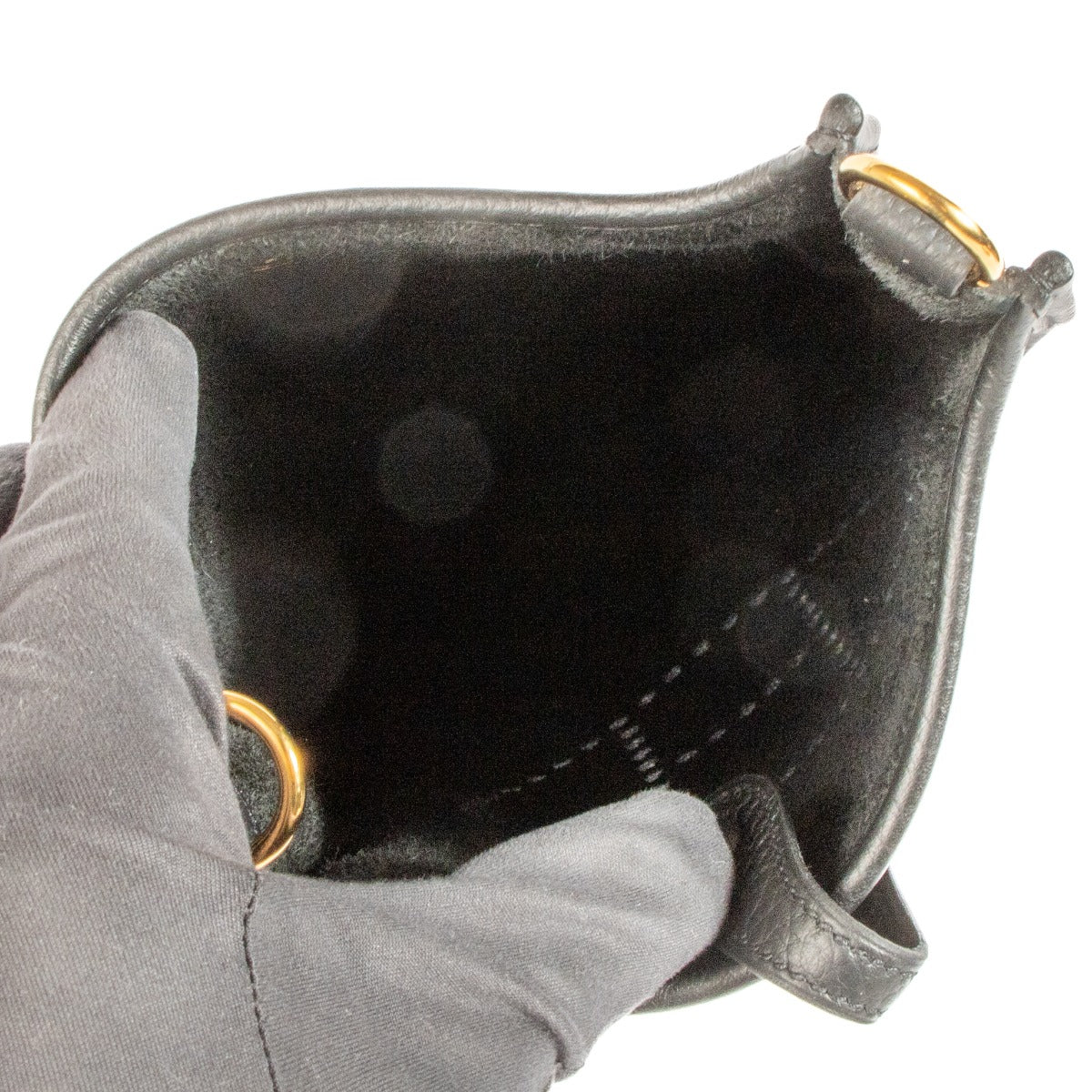 Hermès Evelyne 16 Noir Taurillon Clemence GHW