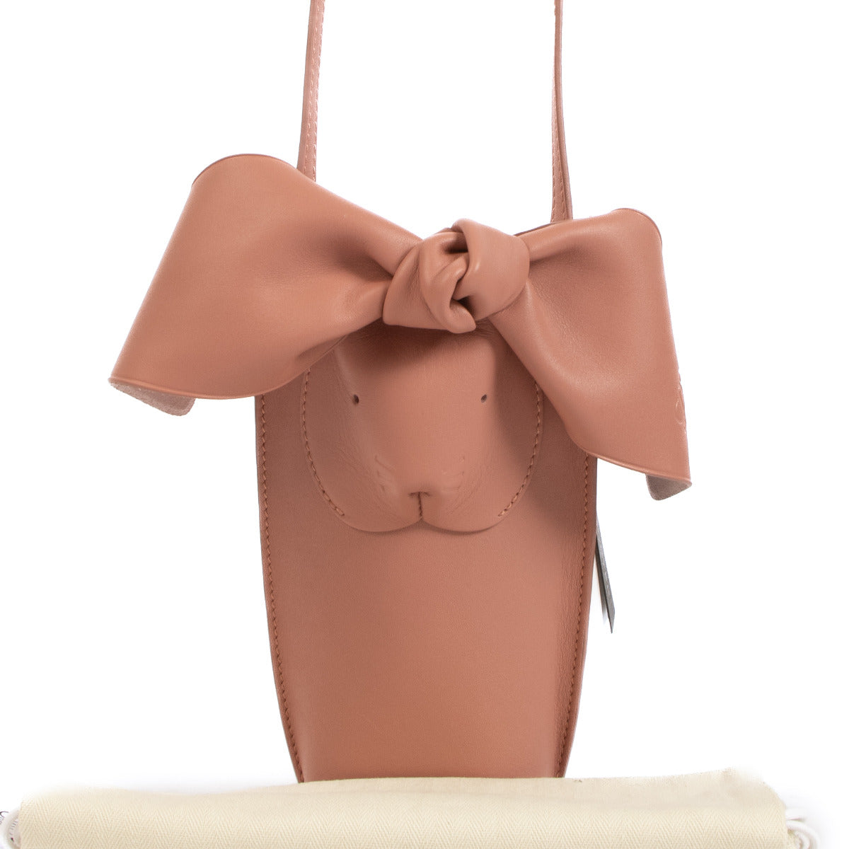 Loewe Roze Konijn Pocket Crossbodytas