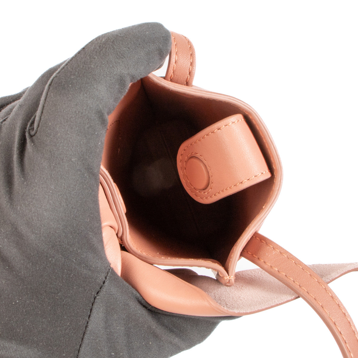 Loewe Roze Konijn Pocket Crossbodytas