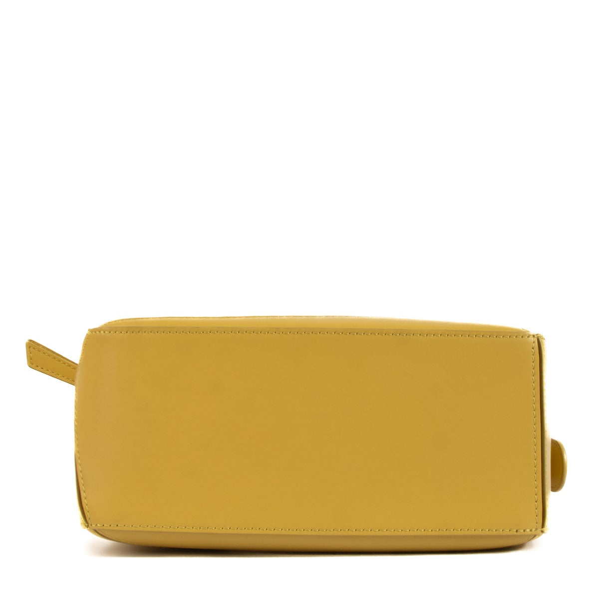 Loewe x Howl's Moving Castle Heen Donkergeel Satijn Kalfsleer Kleine Puzzle Tas