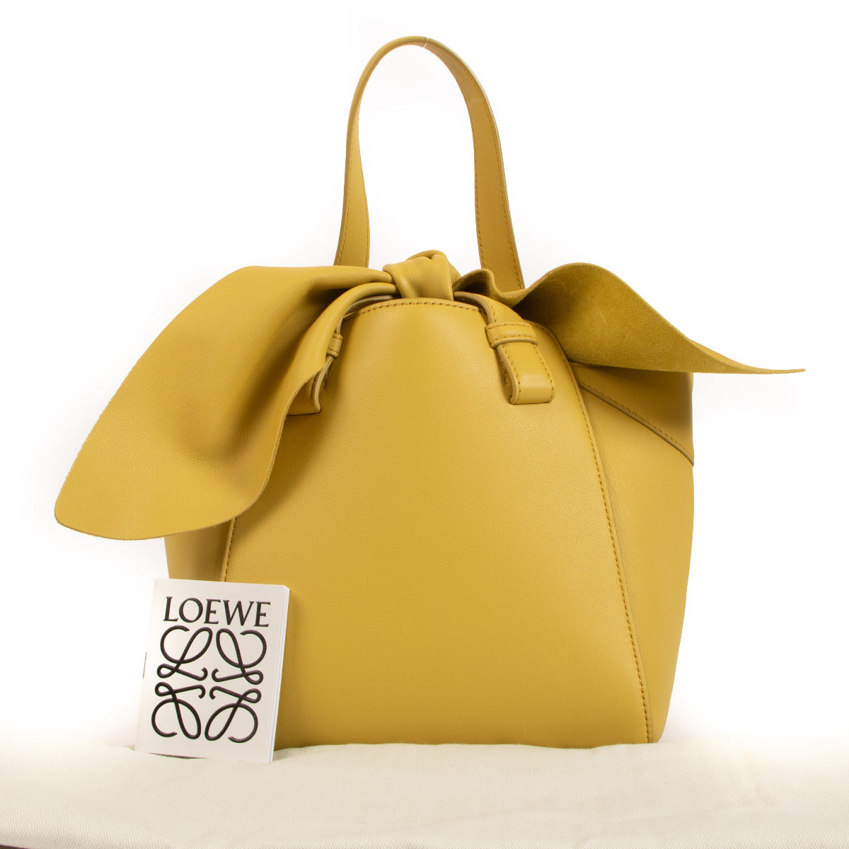 Loewe Yellow Hammock Nugget Bunny Shoulder Bag