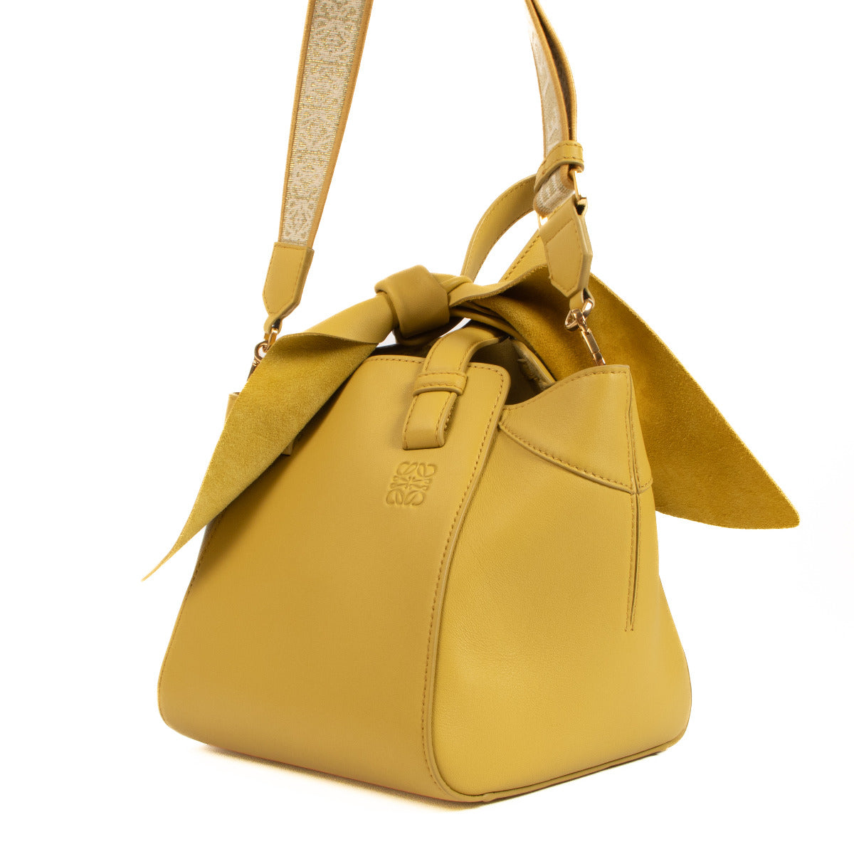 Loewe Gele Hammock Nugget Bunny Schoudertas