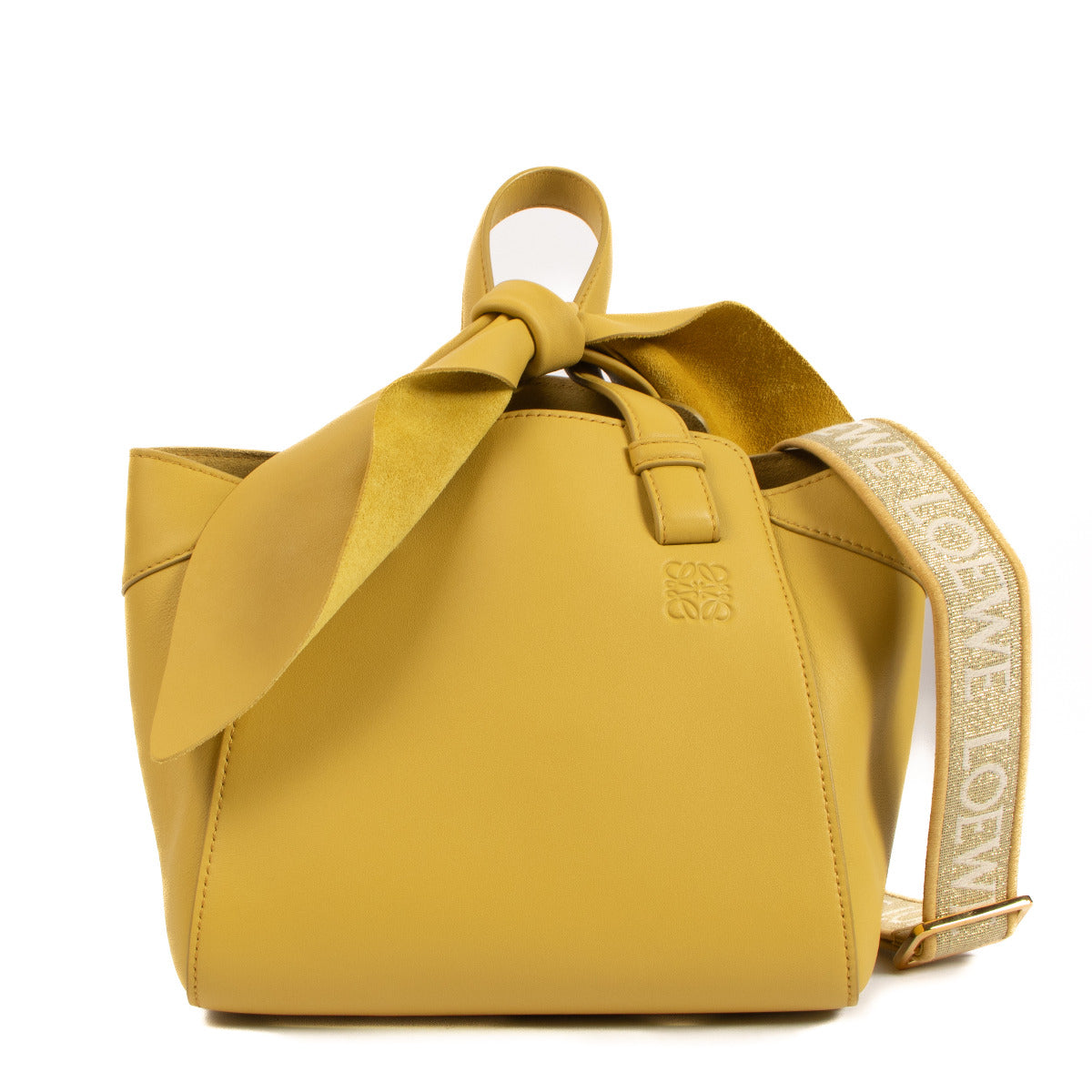 Loewe Yellow Hammock Nugget Bunny Shoulder Bag