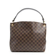 Authentic secondhand Louis Vuitton Damier Ebene Cabas Rivington Bag designer bags fashion luxury vintage webshop safe secure online shopping leather bags