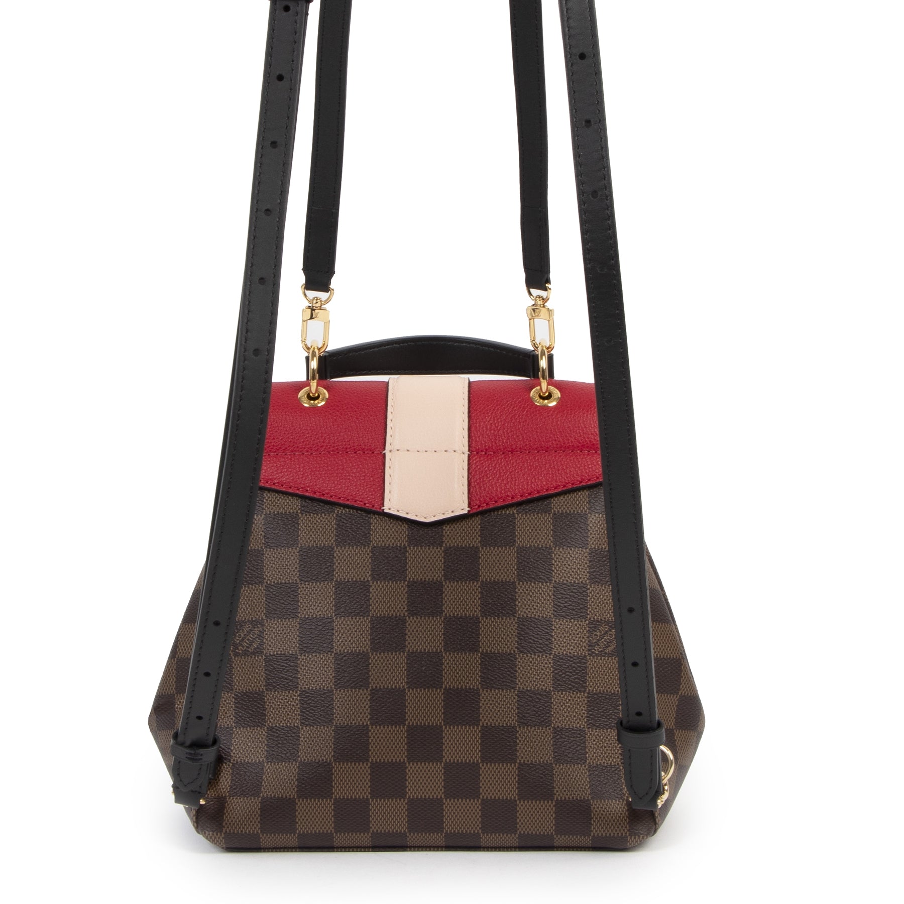 Louis Vuiton Scarlet Red Damier Clapton Backpack at the best price for Labellov
