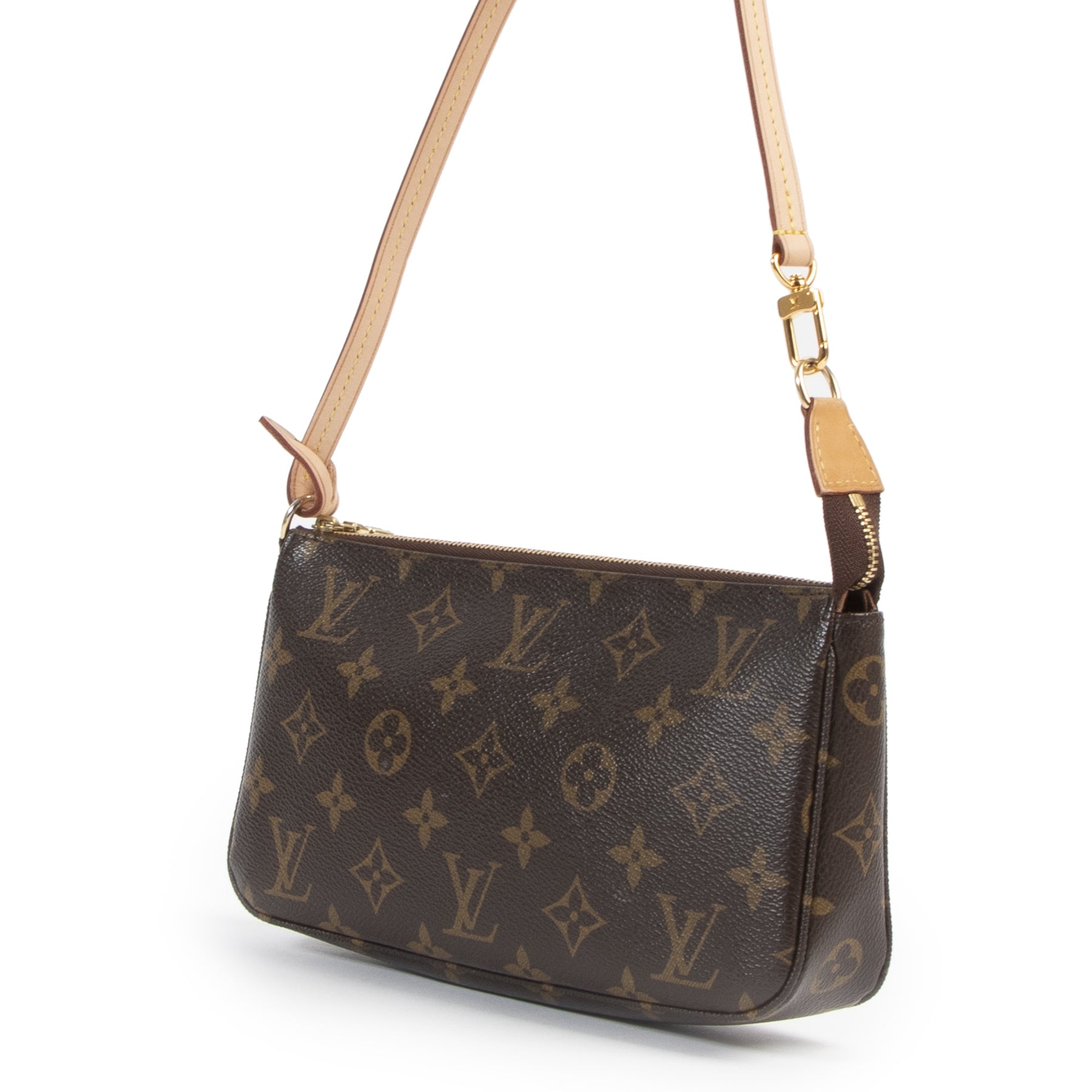 Authentic secondhand Louis Vuitton Pochette Accessoire Monogram designer bags fashion luxury vintage webshop safe secure online shopping