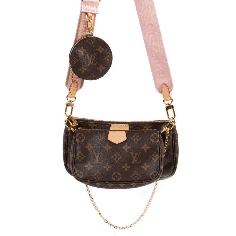 Shop safe online authentic Louis Vuitton Monogram Multi Pochette Crossbody Bag at the right price.