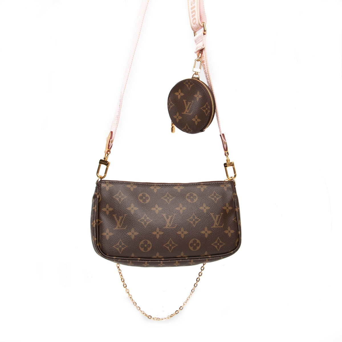 Veilig online kopen van authentieke Louis Vuitton Monogram Multi Pochette Crossbody handtas voor de juiste prijs.