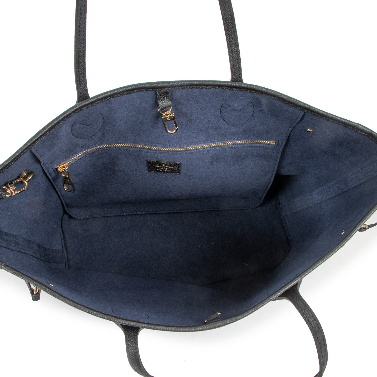 Sac porté épaule Louis Vuitton Neverfull MM en cuir Monogram Empreinte noir