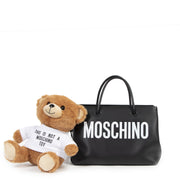 shop safe onlinMoschino Teddy Shopping Tote Bag