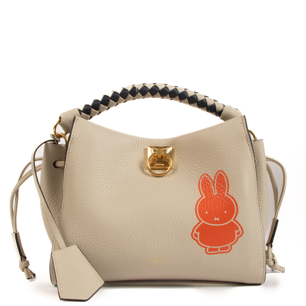 Mulberry X Miffy Collection Small Iris Silky Calf Tas