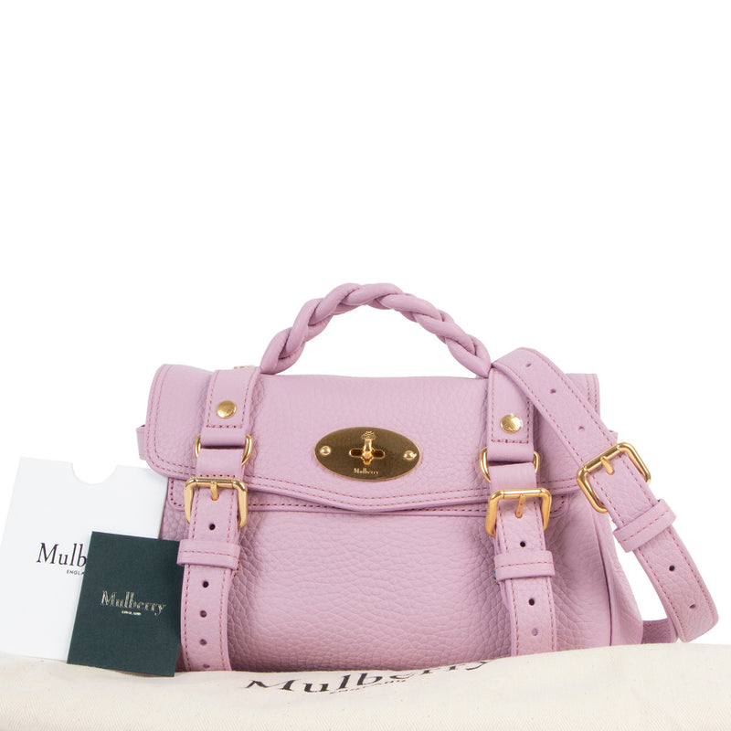 Mulberry Lilac Mini Alexa Heavy Grain Bag