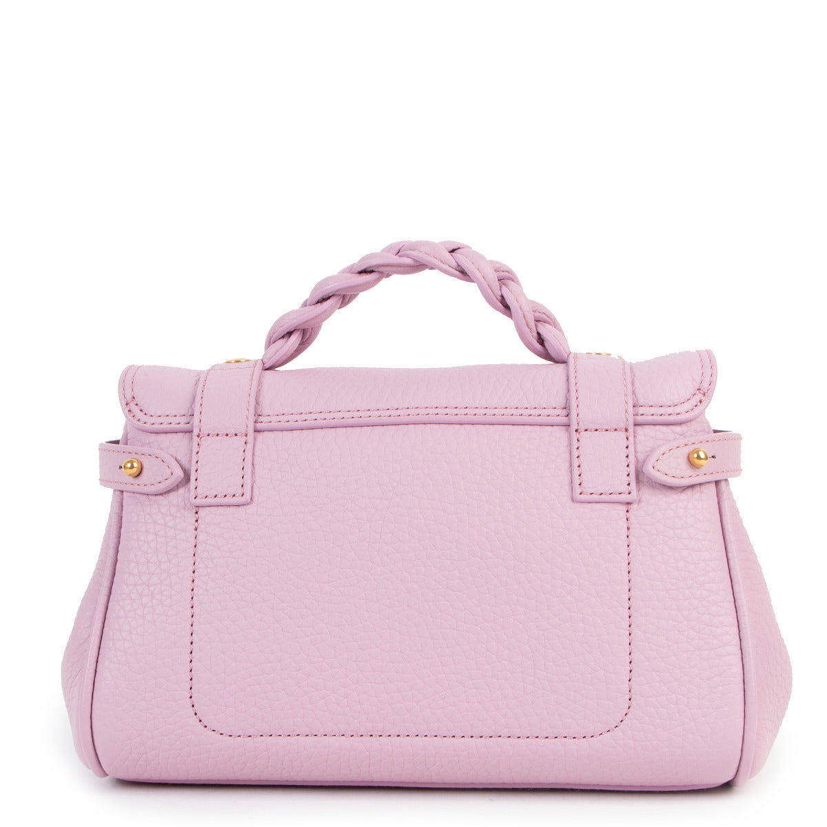 Sac Alexa Mini Mulberry Lilas Cuir Grainé Lourd