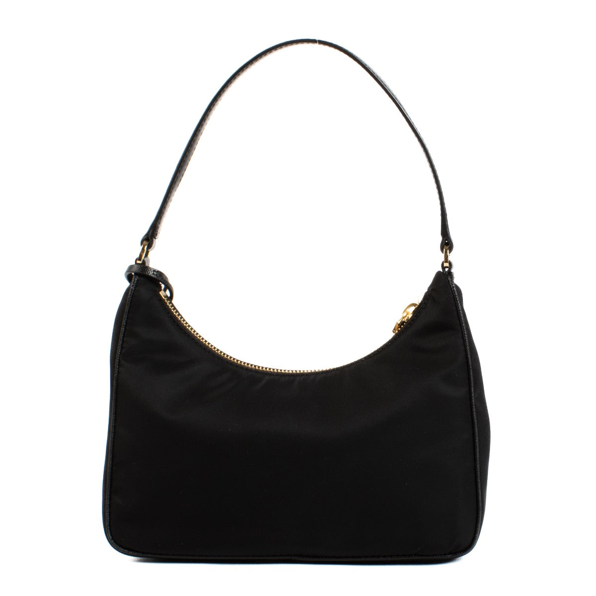 Shop safe online at Labellov in Antwerp and Knokke this 100% authentic second hand Prada Black Nylon Re-Edition 2000 Mini Shoulder Bag