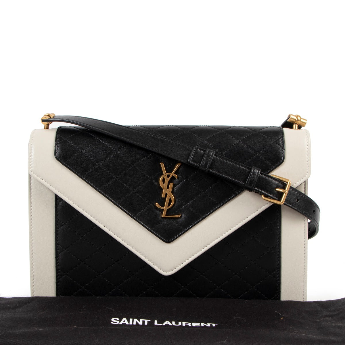 Saint Laurent Gaby Quilted Lambskin Small Shoulder Bag