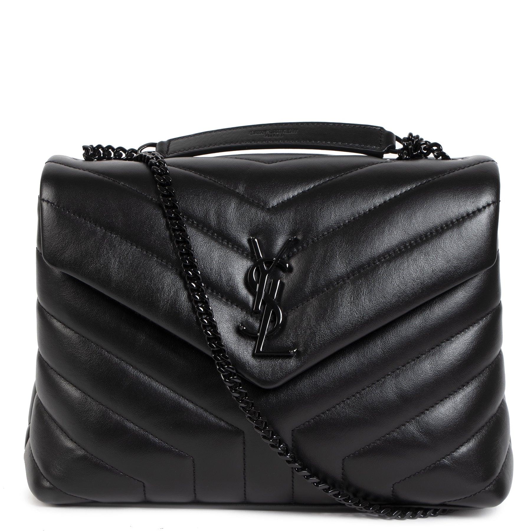 Saint Laurent So Black Loulou Small Matelasse Bag