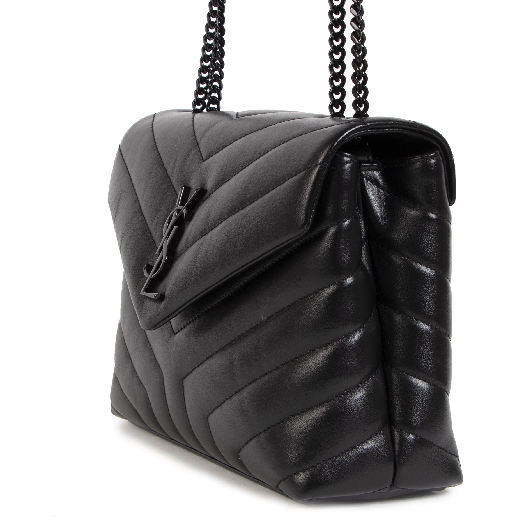 Saint Laurent So Black Loulou Small Matelasse Bag