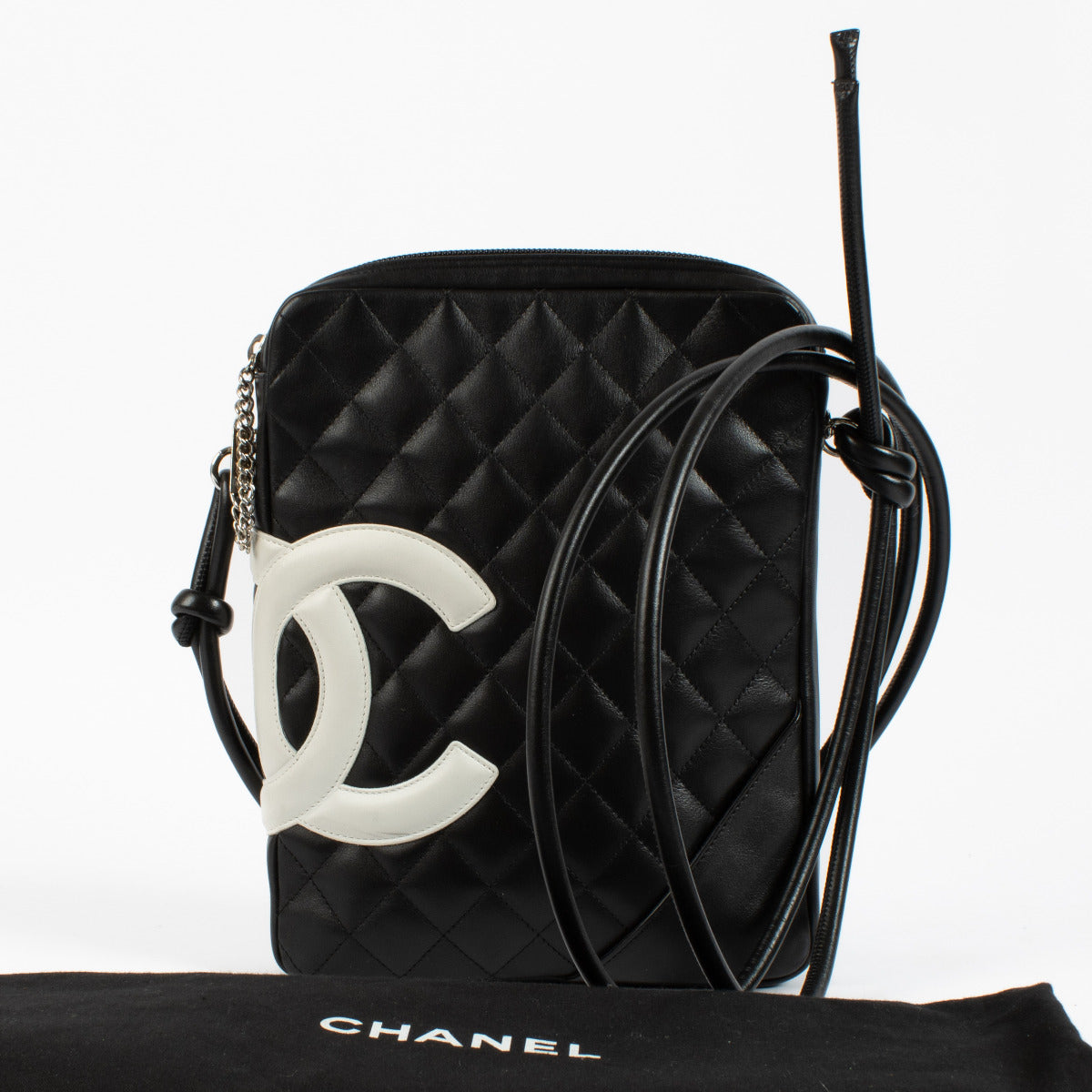 Chanel Black Ligne Cambon Crossbody Bag