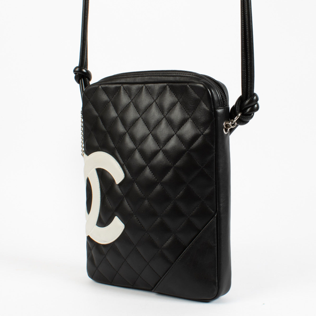 Chanel Zwarte Ligne Cambon Crossbody Tas