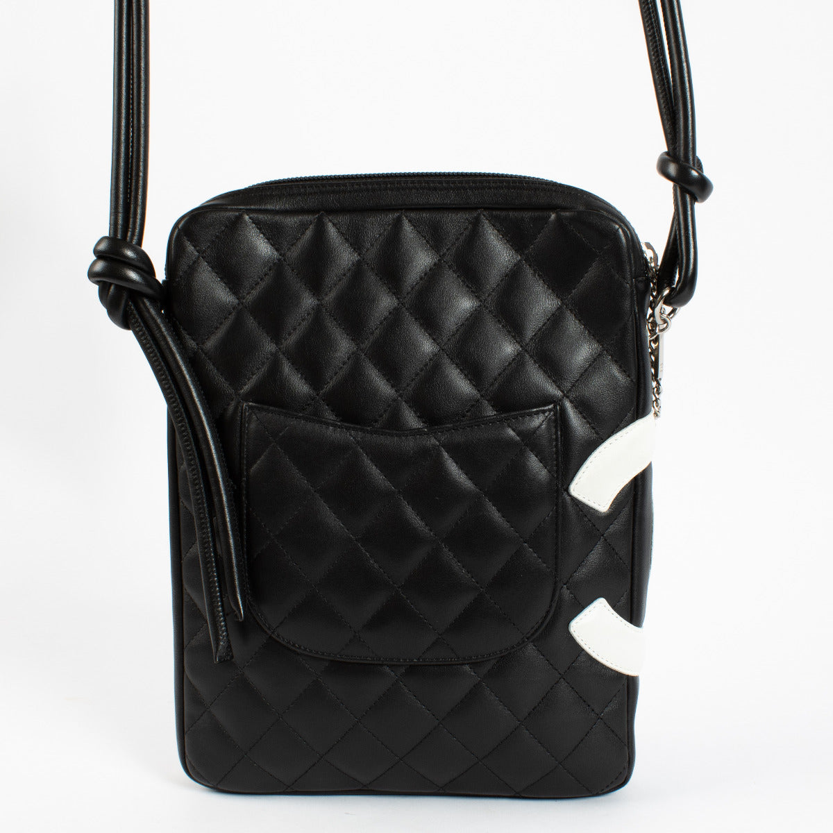 Chanel Zwarte Ligne Cambon Crossbody Tas