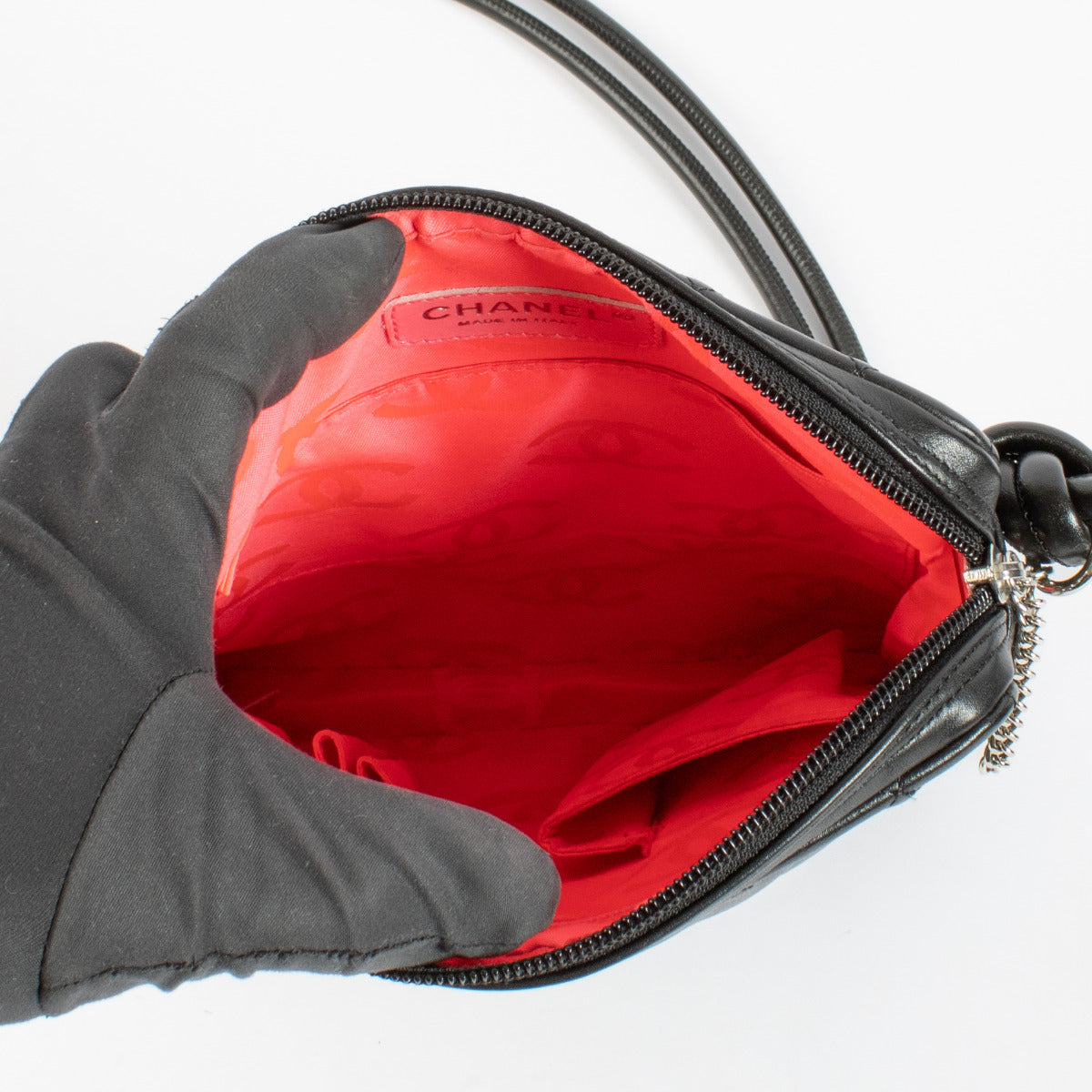 Chanel Zwarte Ligne Cambon Crossbody Tas