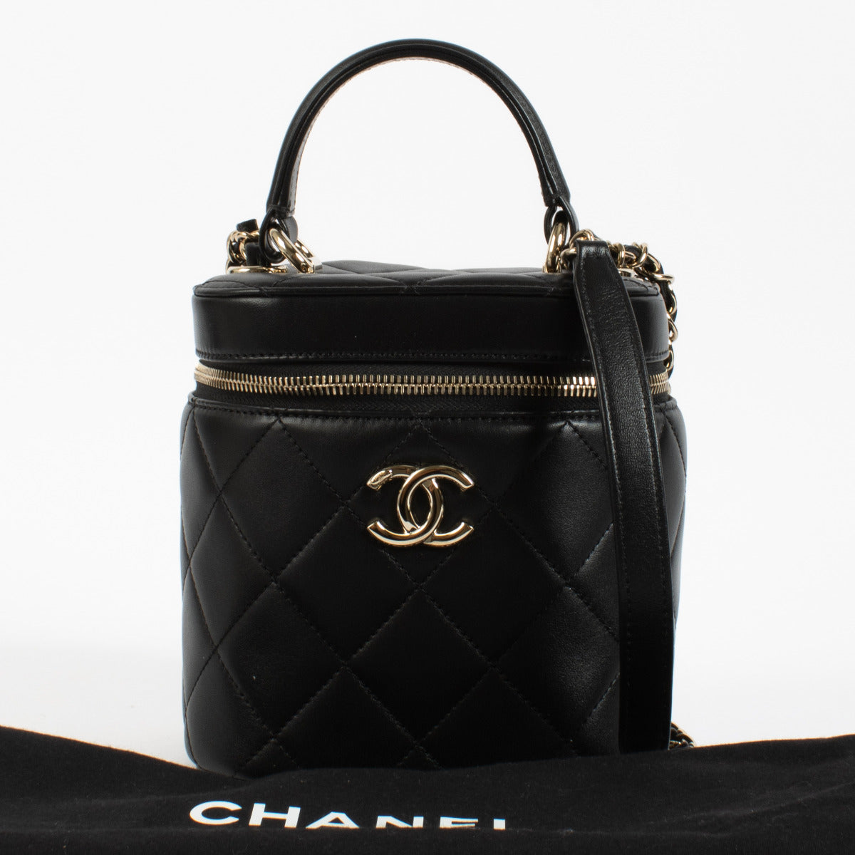 Chanel Black Trendy CC Vanity Bag