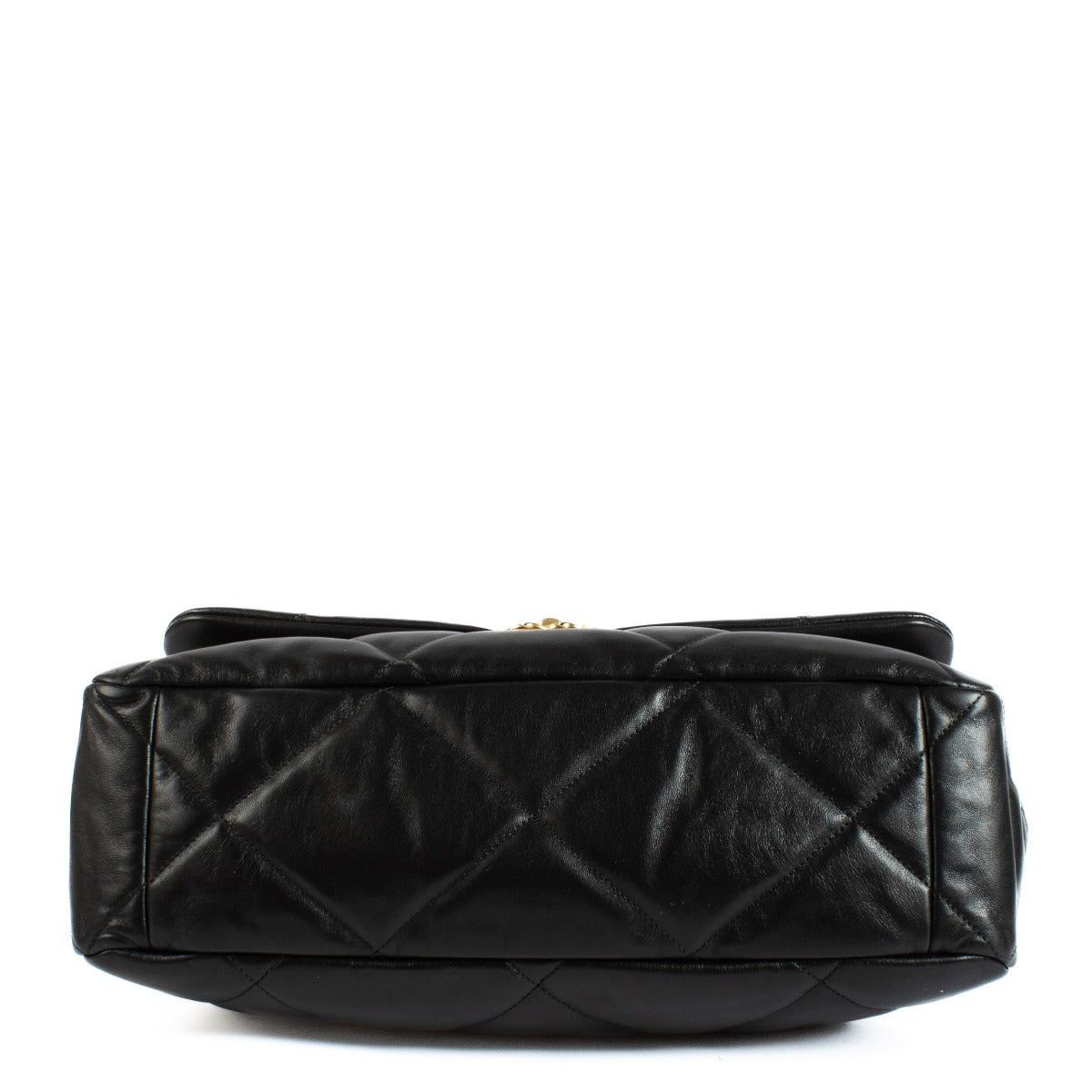 Sac Chanel 19 Maxi en chèvre grainée noire Chanel