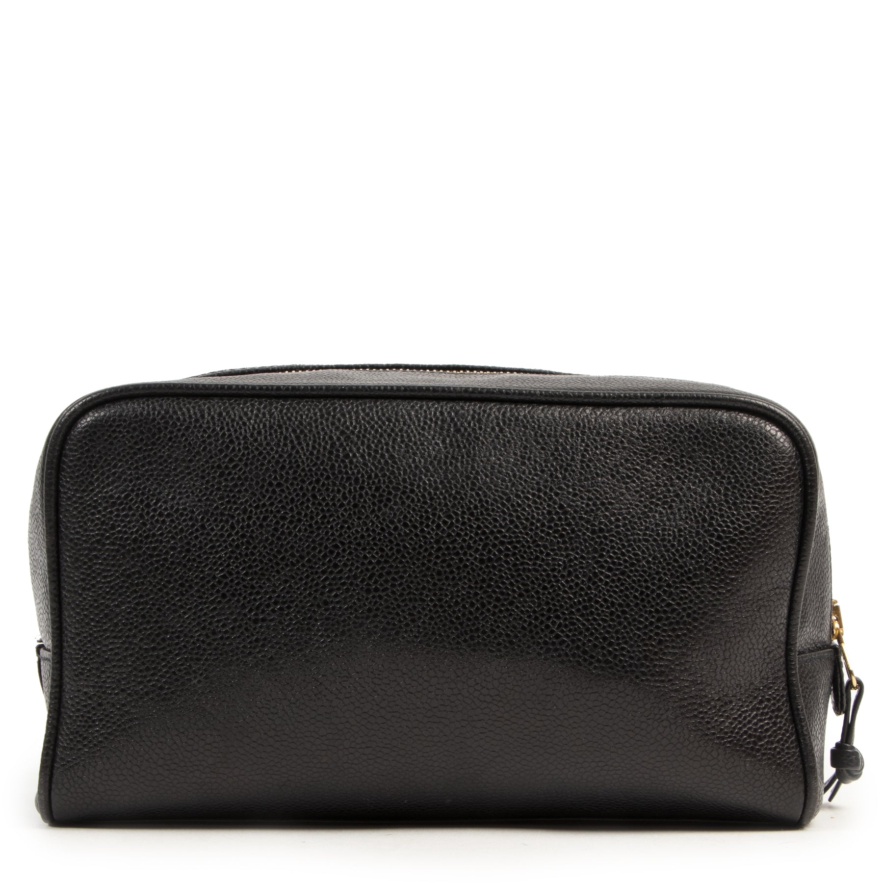 Chanel Caviar Leather Cosmetic Pouch aan de juiste prijs online in alle veiligheid bij Labellov luxe merken webshop Antwerpen