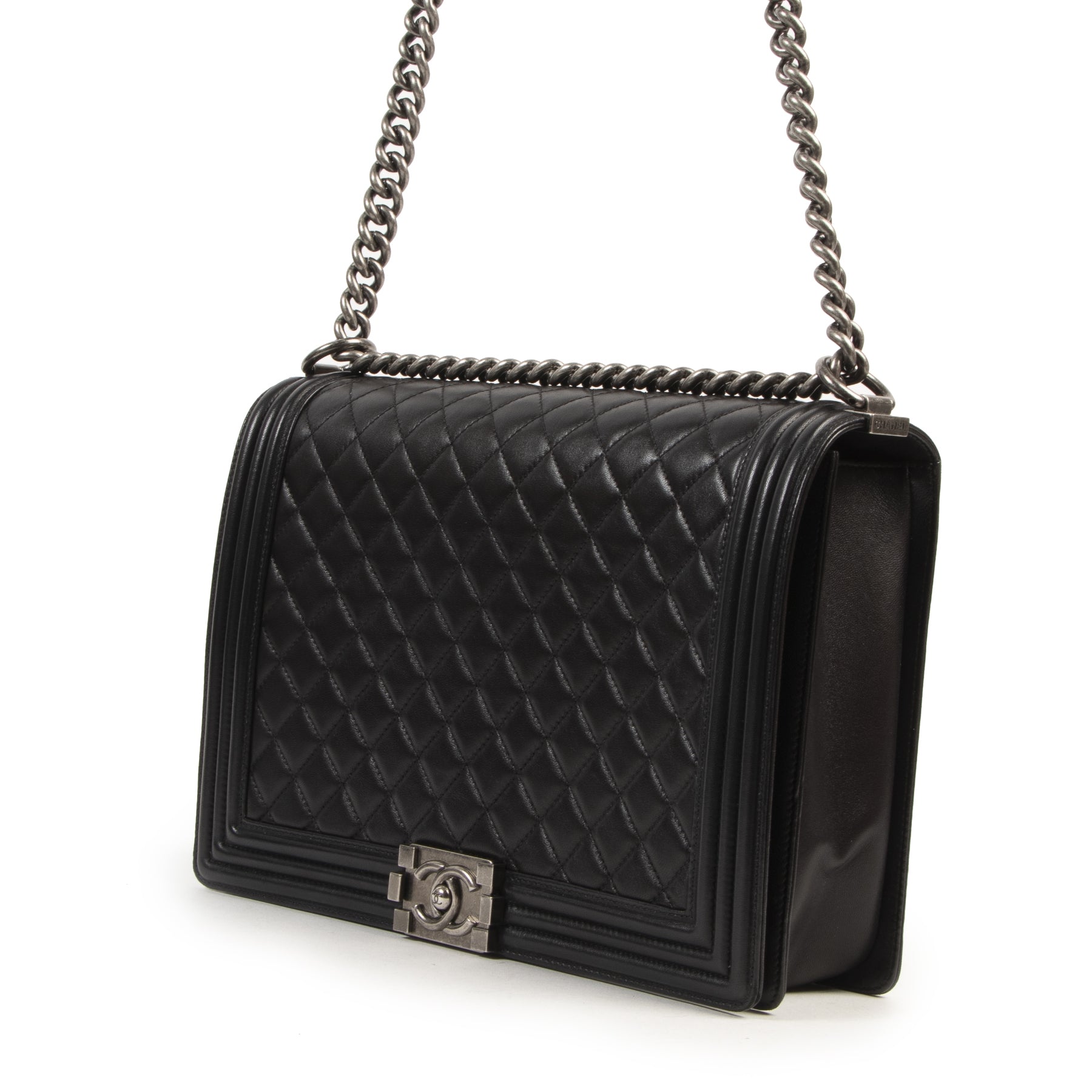 Chanel Black Large Boy Bag PHW