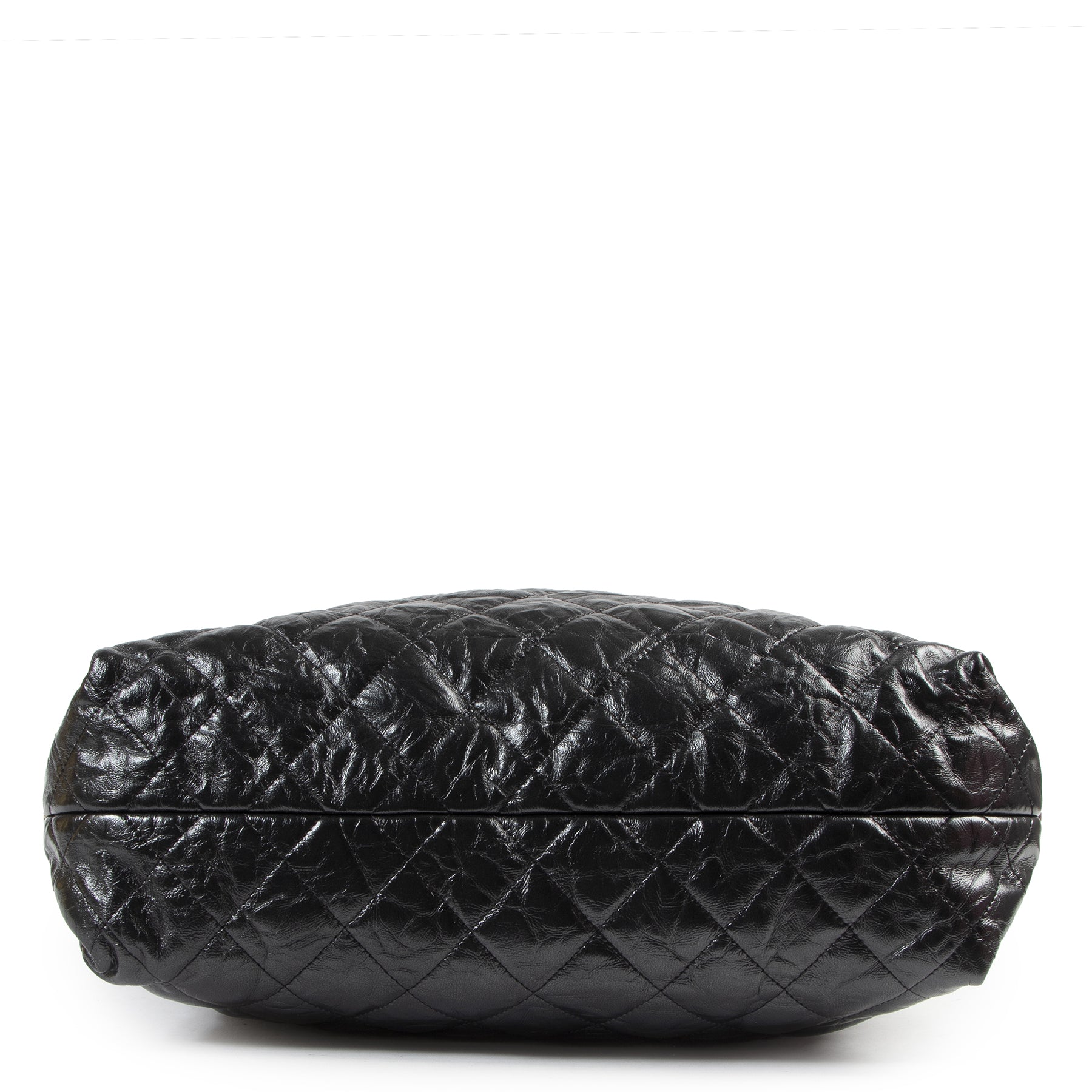 Authentic secondhand Chanel Black Quilted Leather Shopping Tote Bag designer bags fashion luxury vintage webshop safe secure online shopping