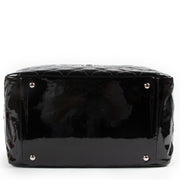 Chanel Black Quilted Patent Leather Shoulder Bag