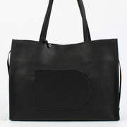 100% authentic Delvaux Black Rodeo Calf D Tote Bag on labellov.com