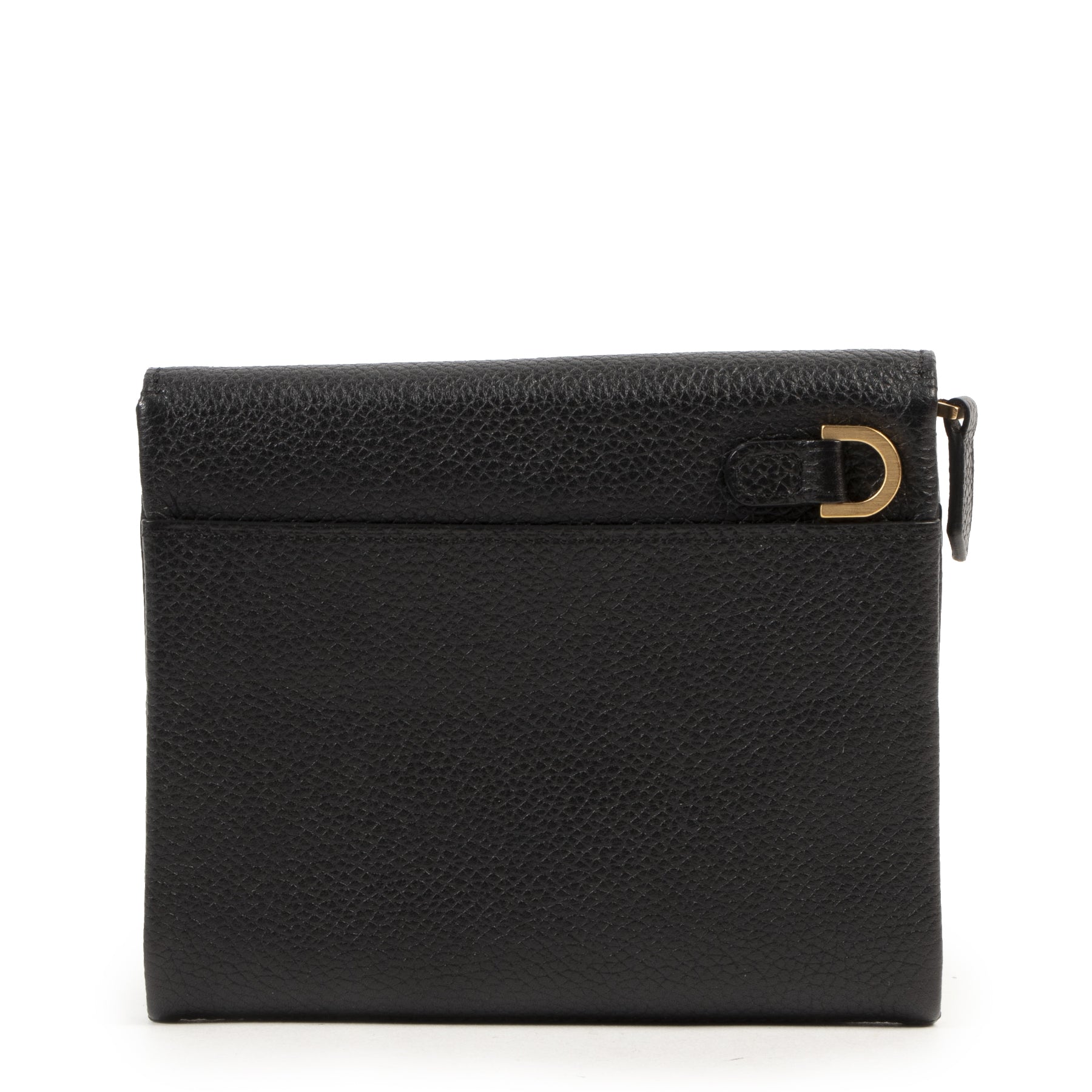 Delvaux Black Fold Wallet te koop bij Labellov tweedehands luxe