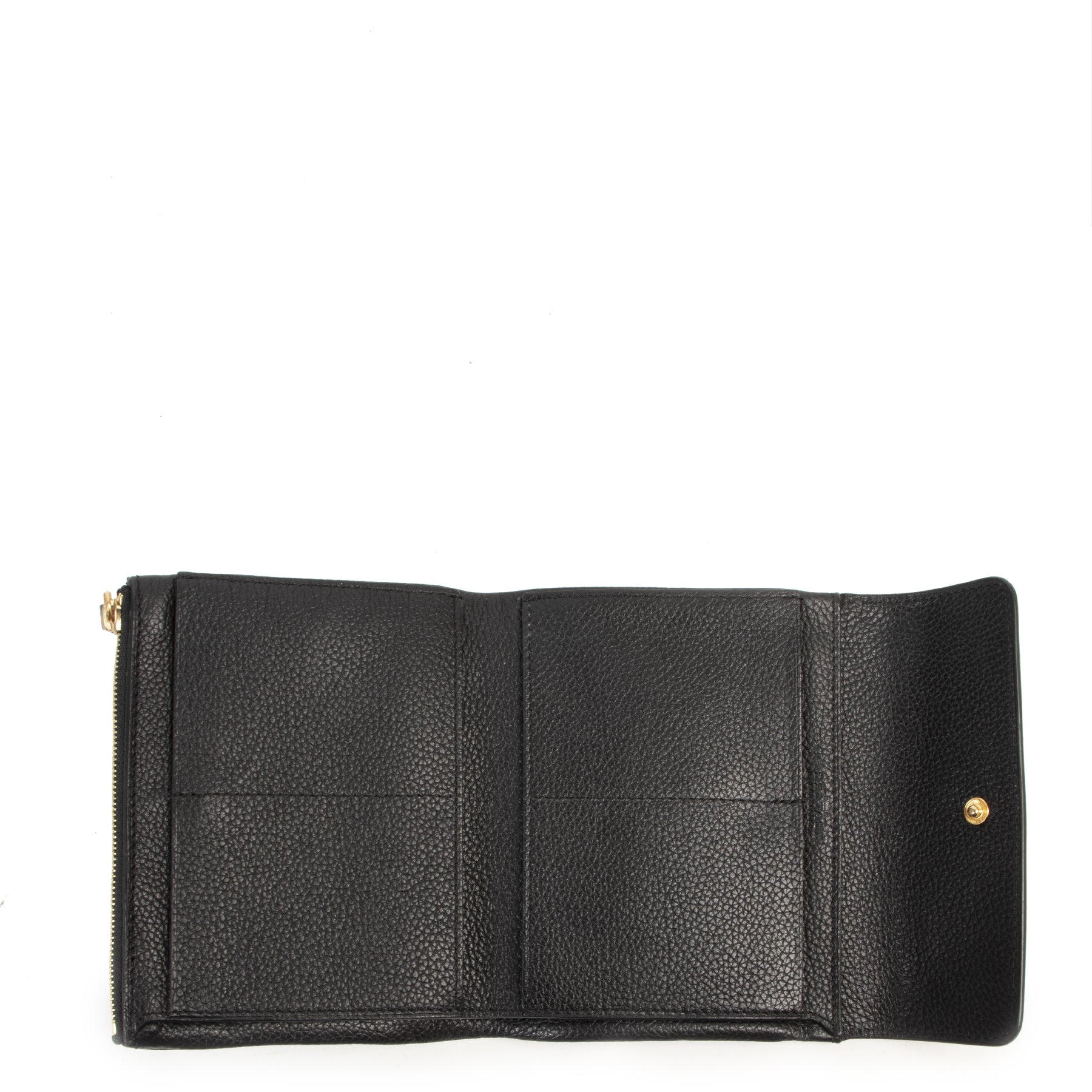 Delvaux Black Fold Wallet