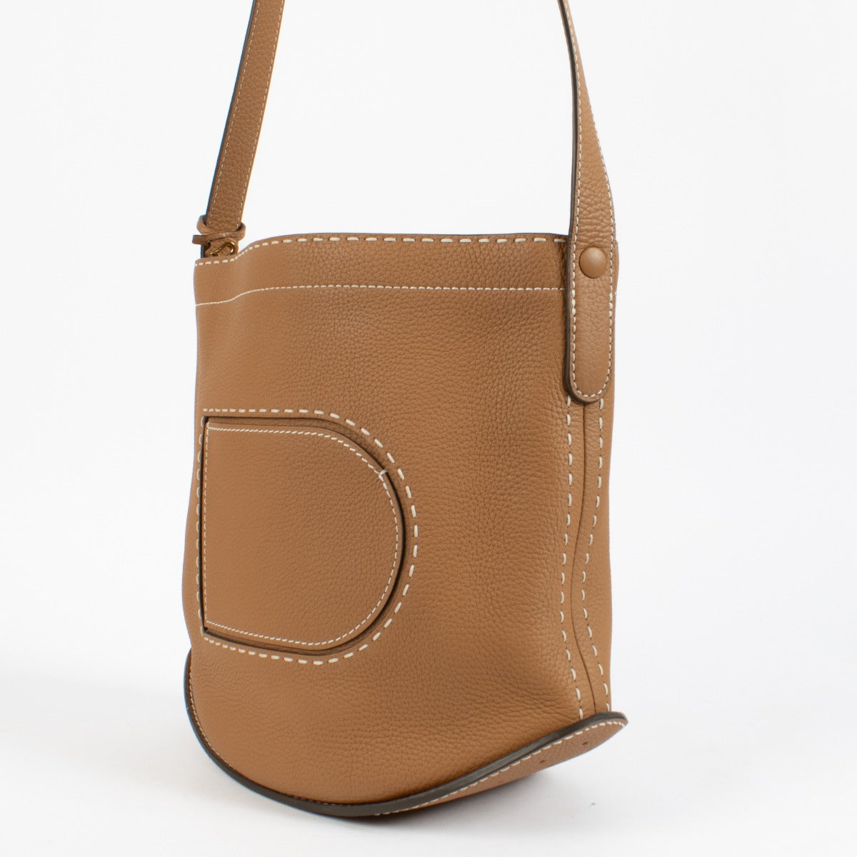 Delvaux Vegetal Taurillon Soft Pin Daily Surpiqué tas