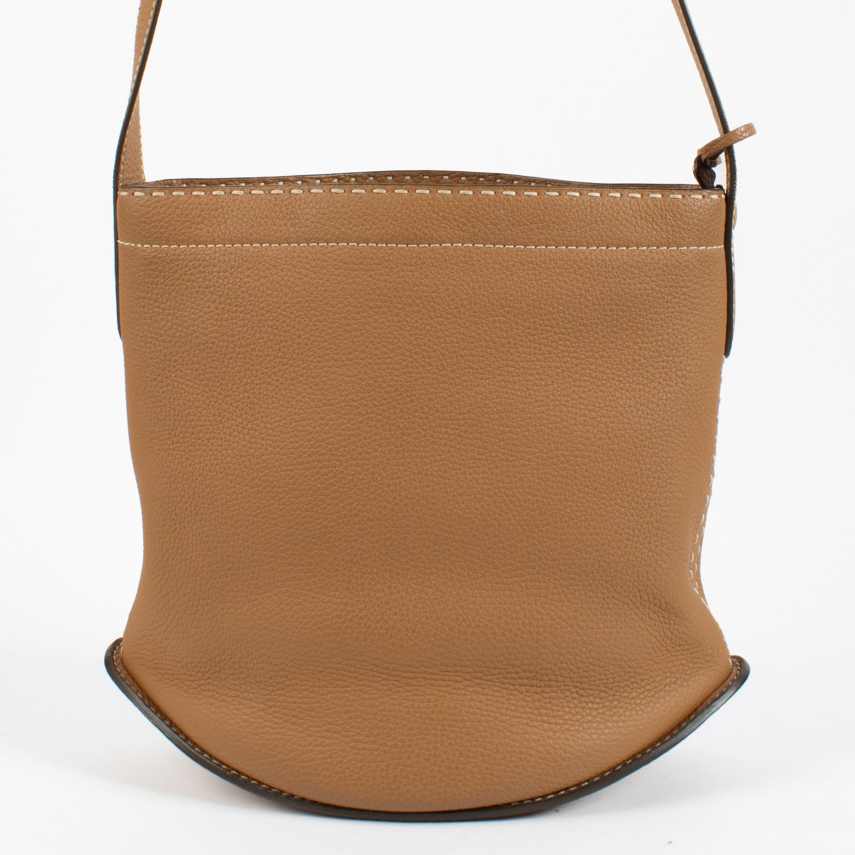 Delvaux Vegetal Taurillon Soft Pin Daily Surpiqué tas