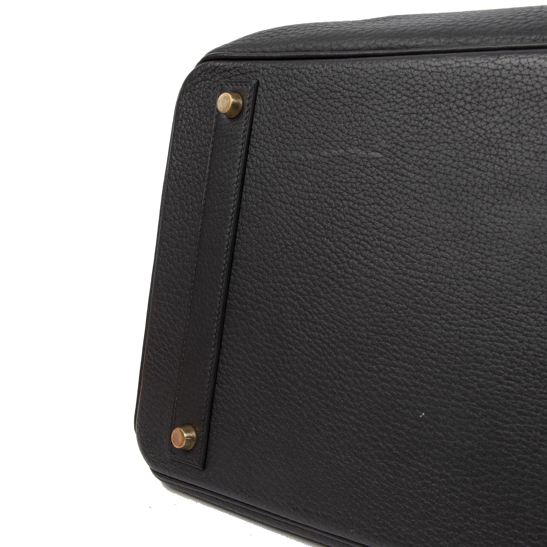Hermès Birkin 40 Black Taurillon Clemence GHW