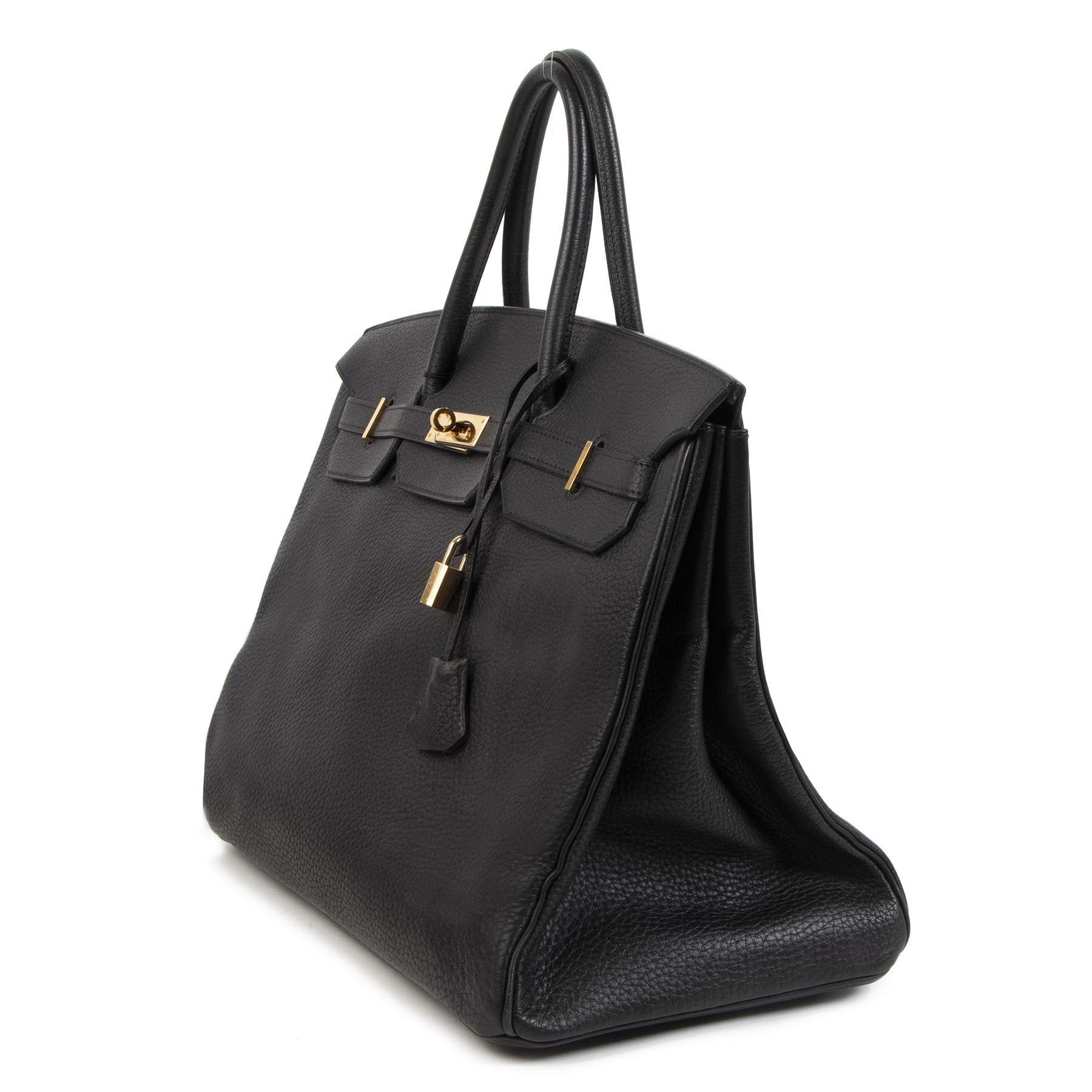 Hermès Birkin 40 Black Taurillon Clemence GHW