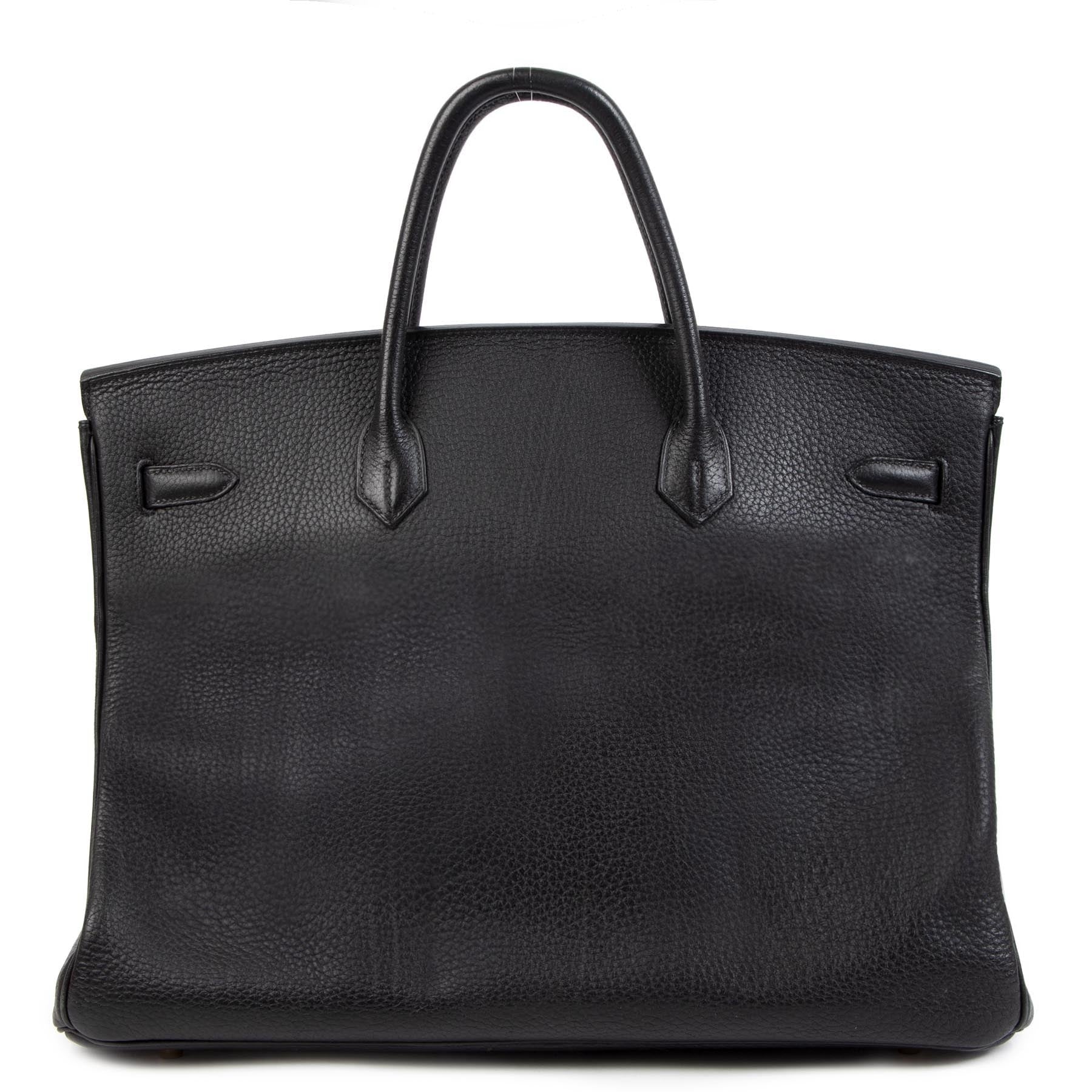 Hermès Birkin 40 Black Taurillon Clemence GHW