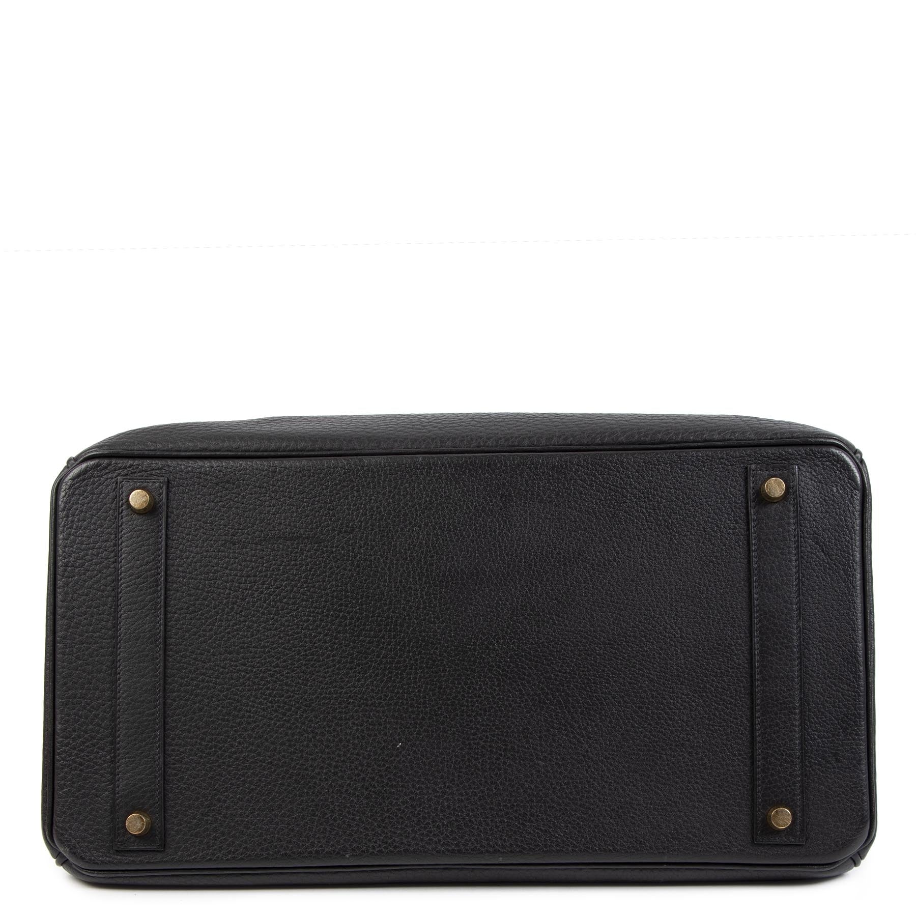 Hermès Birkin 40 Black Taurillon Clemence GHW
