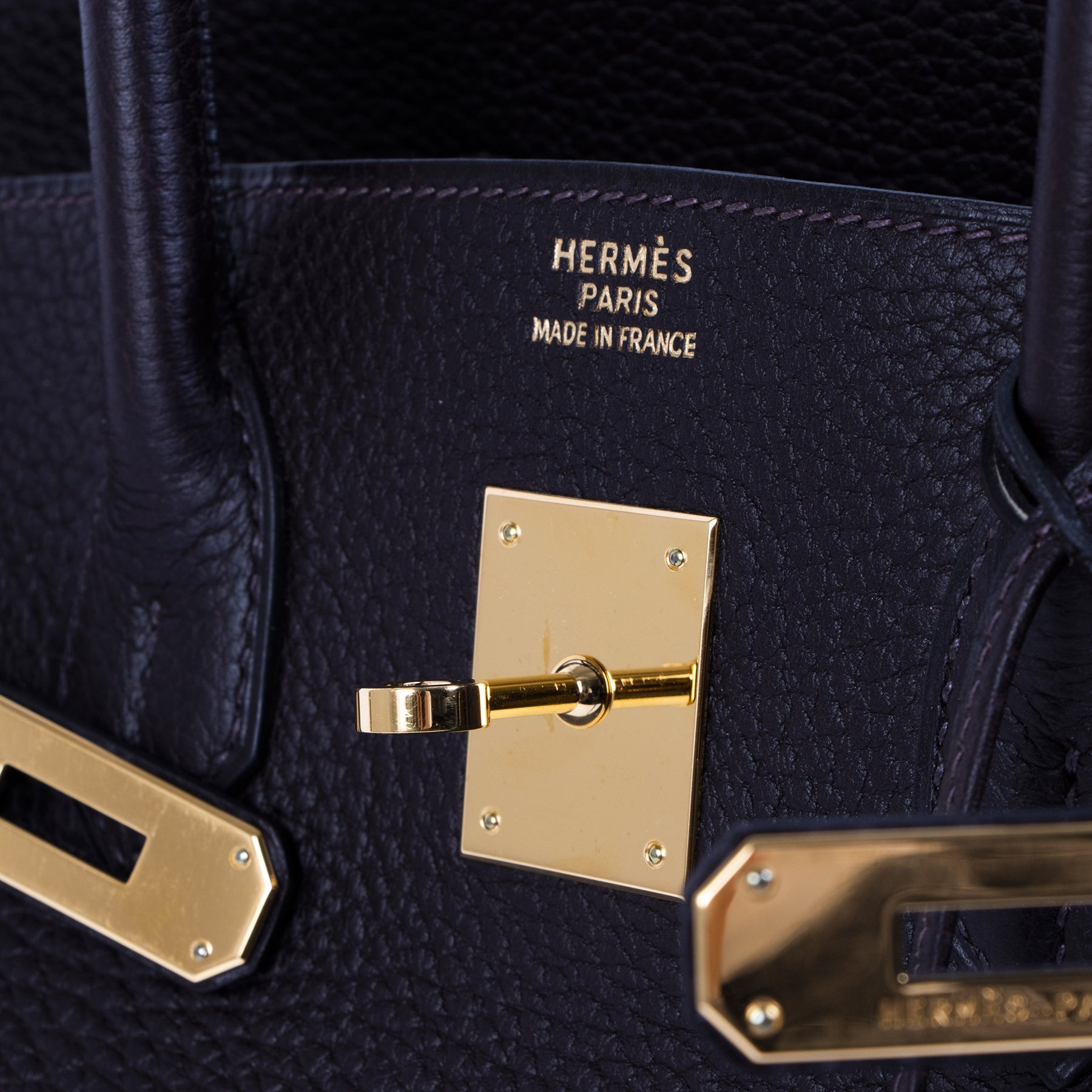 Authentic secondhand Hermès Birkin 35 Ebene Fjord GHW designer bags accessories shoes clothing luxury vintage webshop designer brands safe secure online shopping fashion worldwide shipping