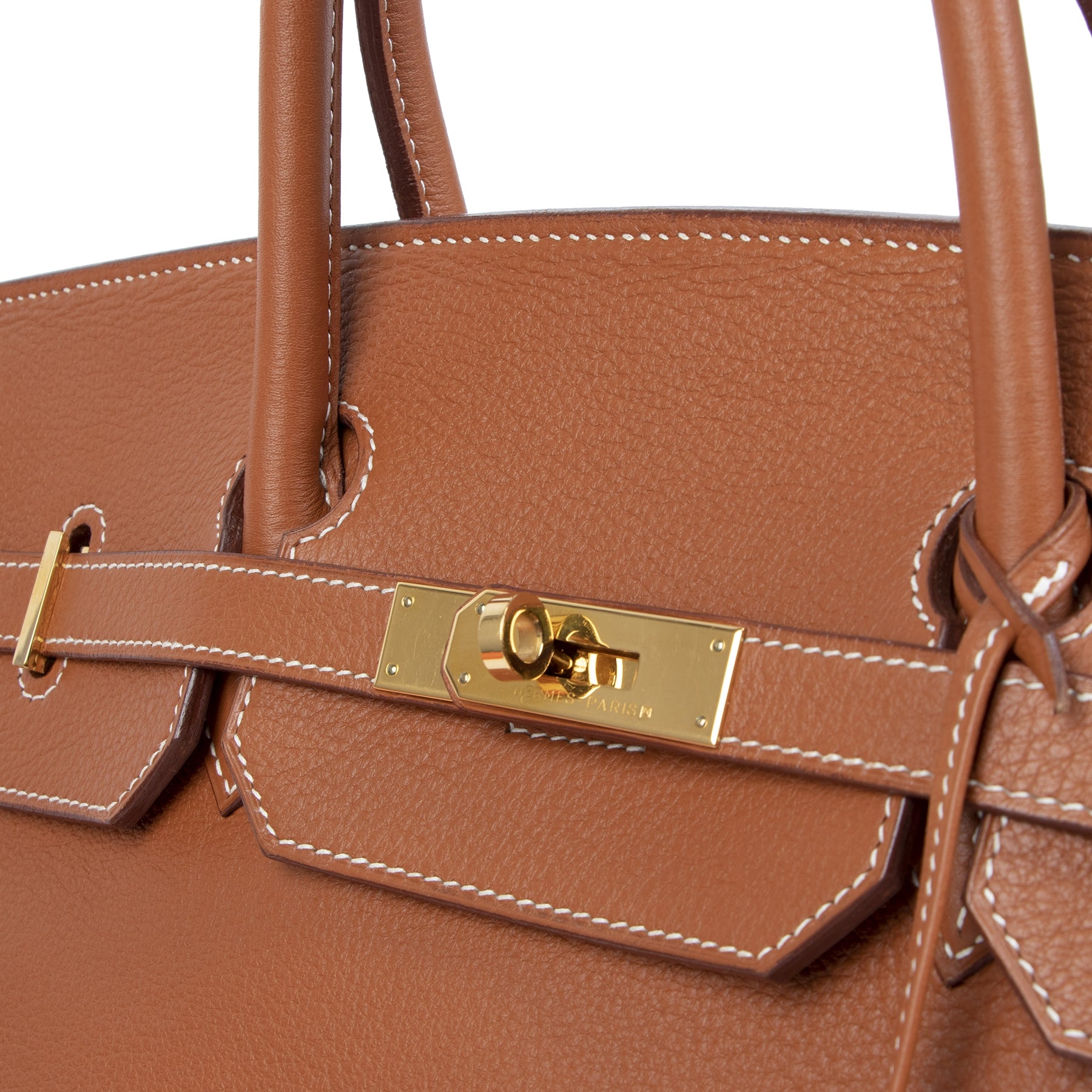 Authentieke tweedehands Hermès Birkin 40 Clemence Taurillon GHW aan de juiste prijs veilig online bij LabelLOV webshop luxe merken winkelen Antwerpen België mode