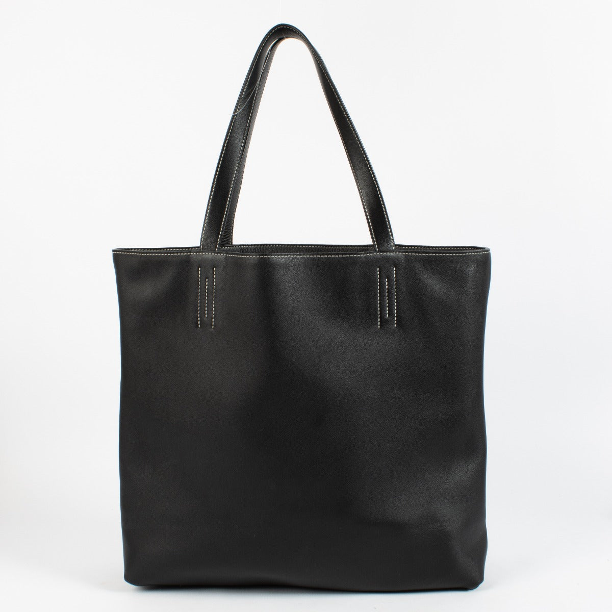 Authentic preloved Black Hermès Double Sens 45 on labellov.com