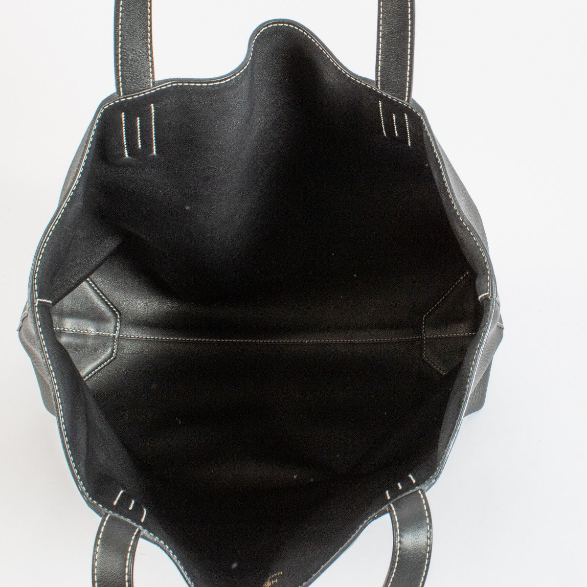 Authentic preloved Black Hermès Double Sens 45 on labellov.com