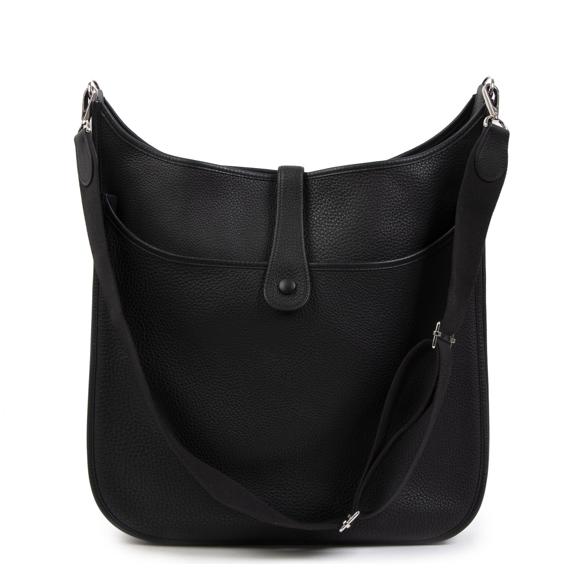 Authentique seconde-main vintage Hermès Evelyne Black TGM Bag achète en ligne webshop LabelLOV