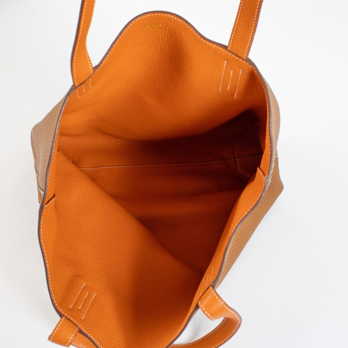 Hermès Double Sens 45 Goud/Oranje Clemence